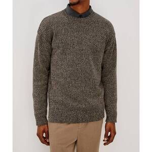 NEW RAILS bryce long sleeve sweater in navy cedar